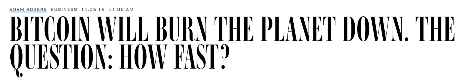 Bitcoin Headline Bitcoin Headline