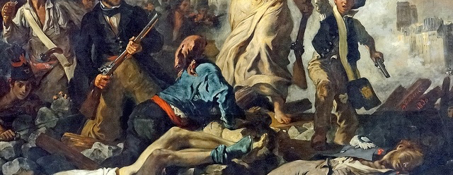 Dead at the feet of Liberty figure - French Revolution painging Dead at the feet of Liberty figure - French Revolution painging