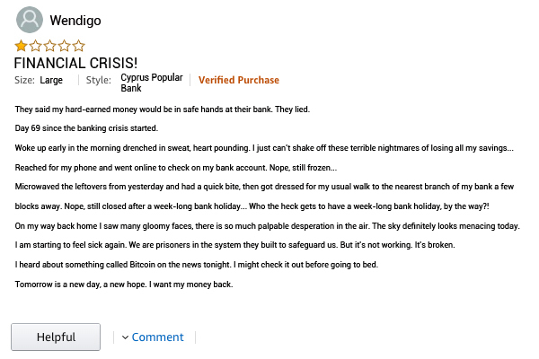 Wendigo's review Wendigo's review
